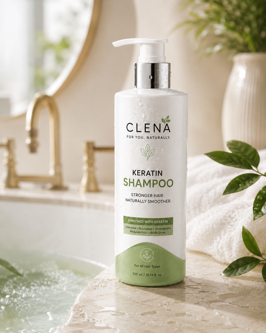 CLENÁ Keratin Shampoo for Stronger Hair