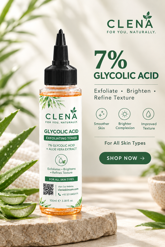 CLENÁ GLYCOLIC Acid Exfoliating Toner