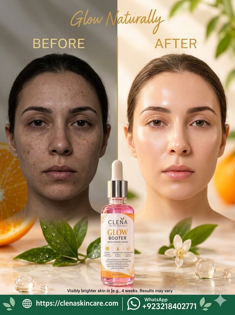 CLENA GLOW BOOSTER BRIGHTENING SERUM
