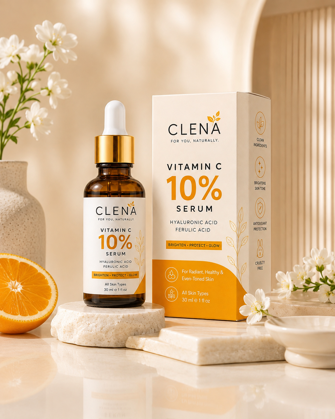 CLENÁ Vitamin C 10% Serum
