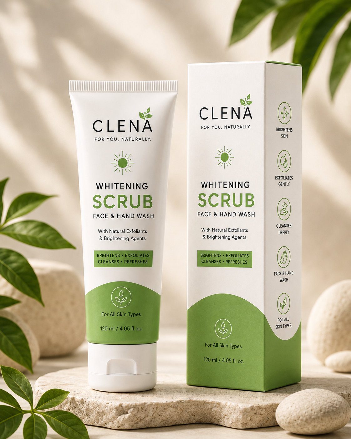 CLENÁ Whitening Scrub Face