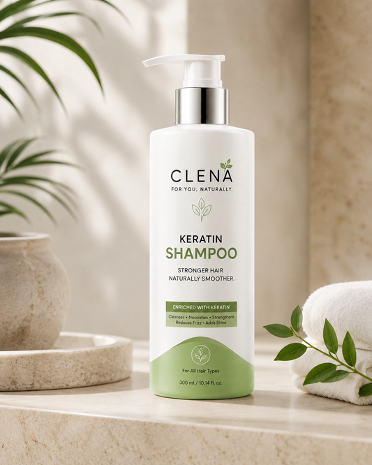 CLENÁ Keratin Shampoo for Stronger Hair