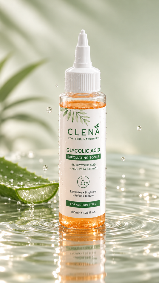 CLENÁ Glycolic Acid Exfoliating Toner