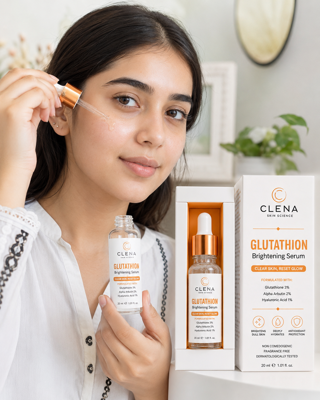 CLENA Glutathione Brightening Serum