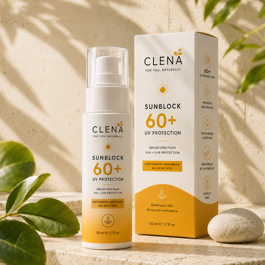 CLENÁ Sunblock 60% UV Protection