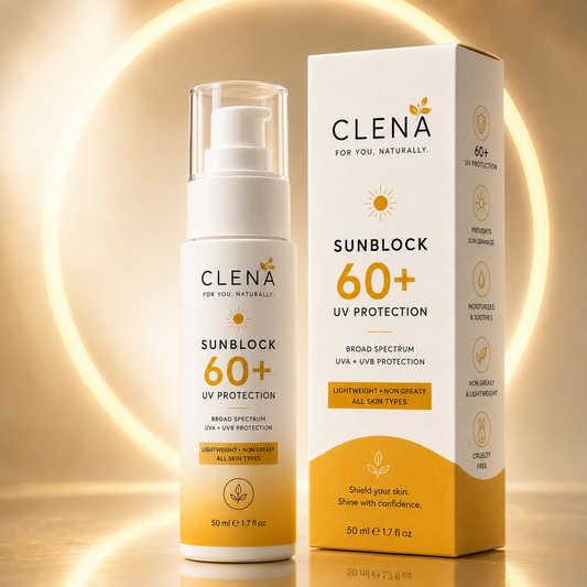 CLENÁ Sunblock 60% UV Protection