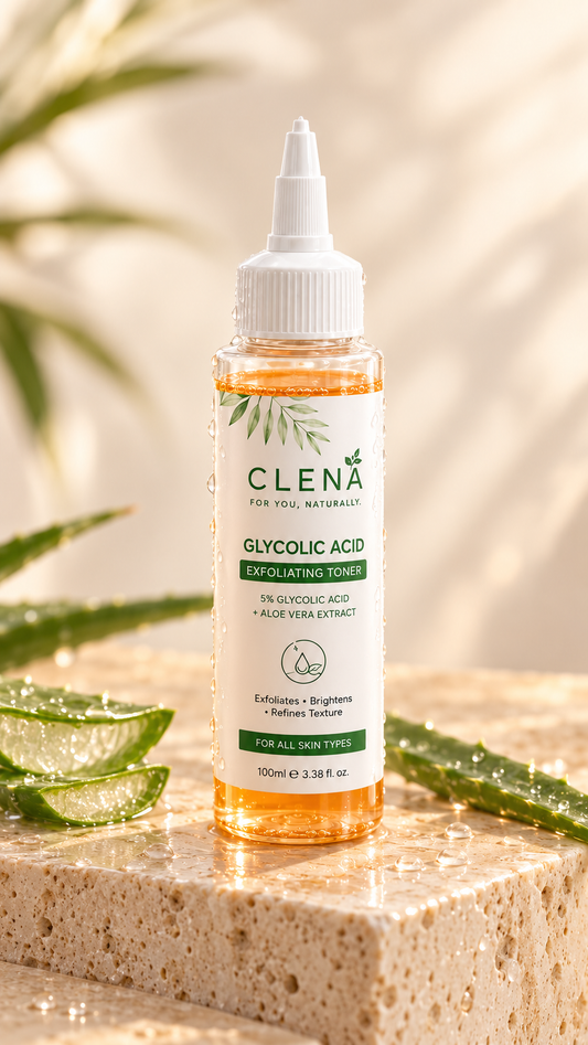CLENÁ Glycolic Acid Exfoliating Toner