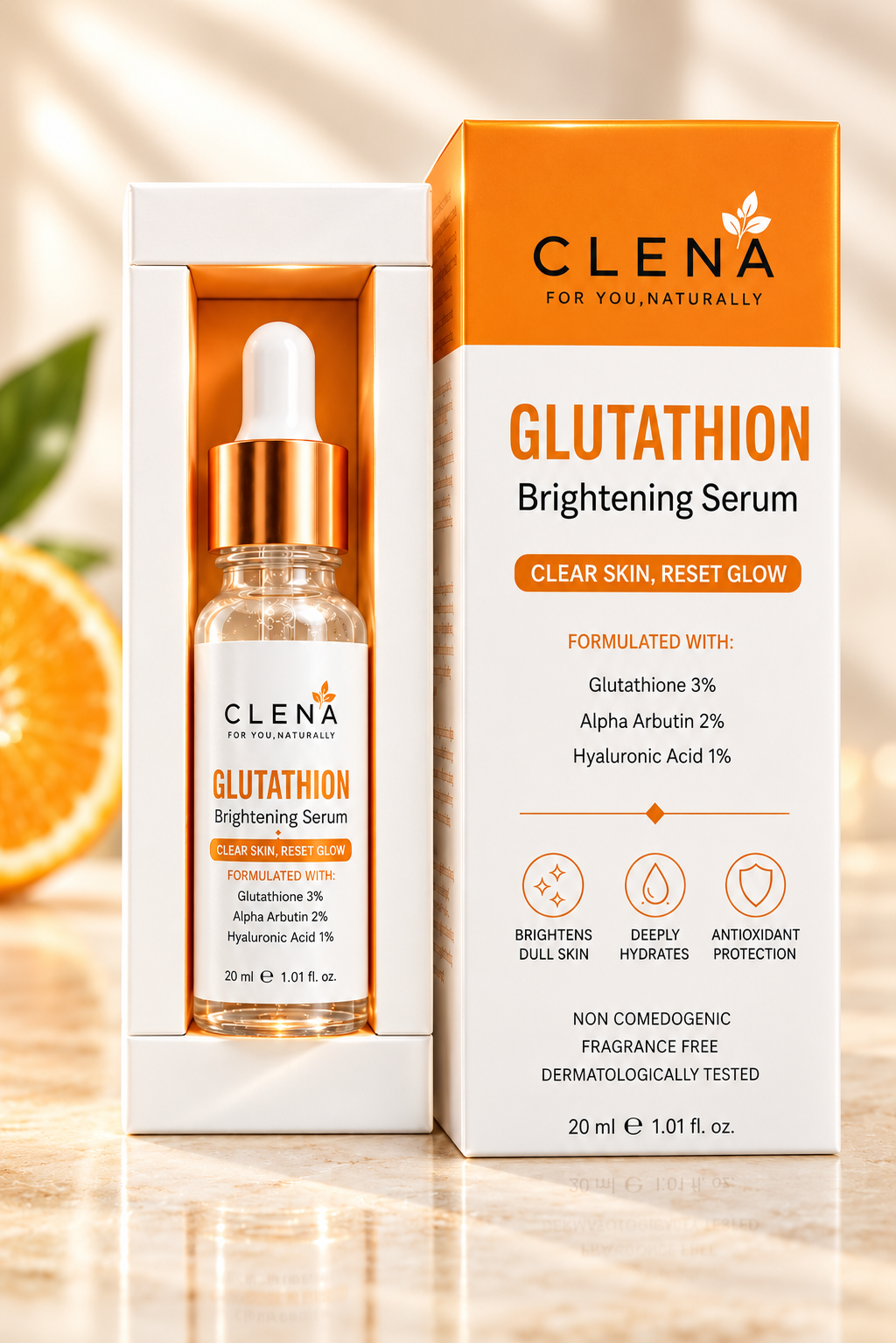 CLENA GLUTATHIONE Brightening/Whitening SERUM