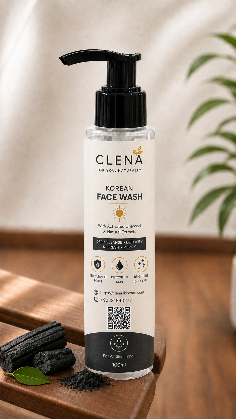 CLENÁ Hydrating & Whitening Facial Wash with Aloe Vera creamy and gel both available