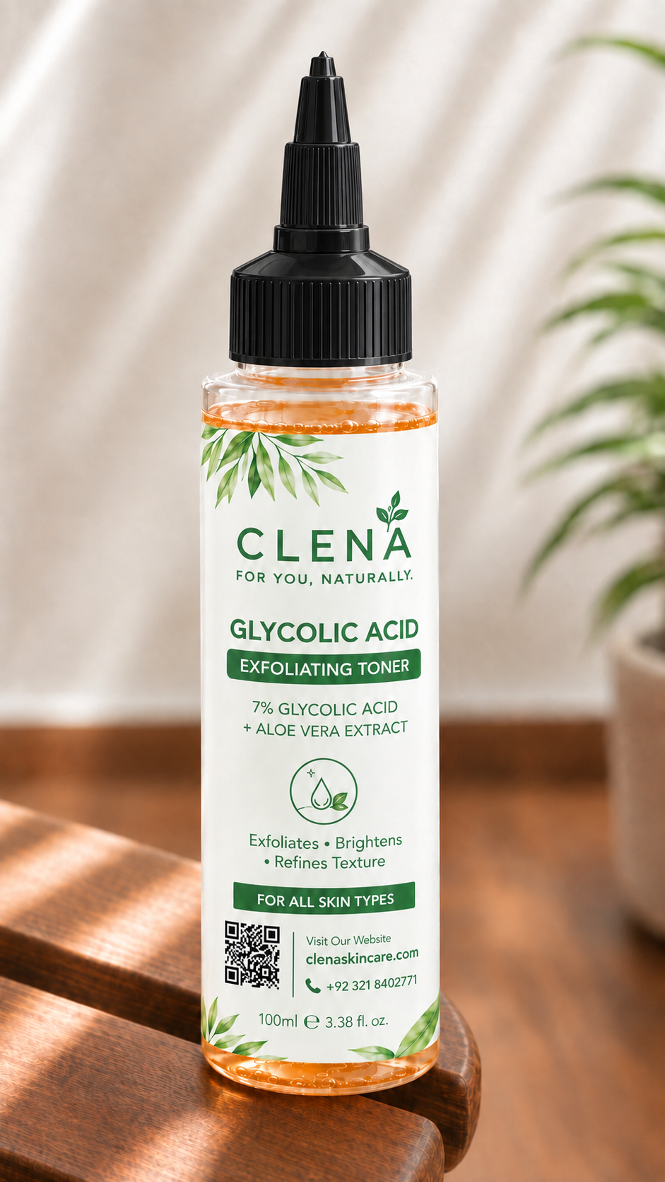CLENÁ GLYCOLIC Acid Exfoliating Toner